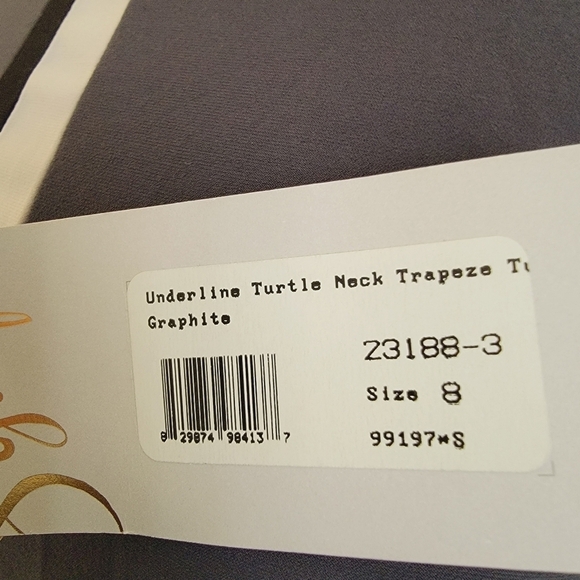 NWT Sympli Underline Turtle Neck Tunic Long Sleeve 8 - Picture 5 of 11